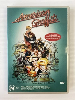 American Graffiti (DVD, 1973) Richard Dreyfuss - Very Good Condition Region 4 - image 1 of 4