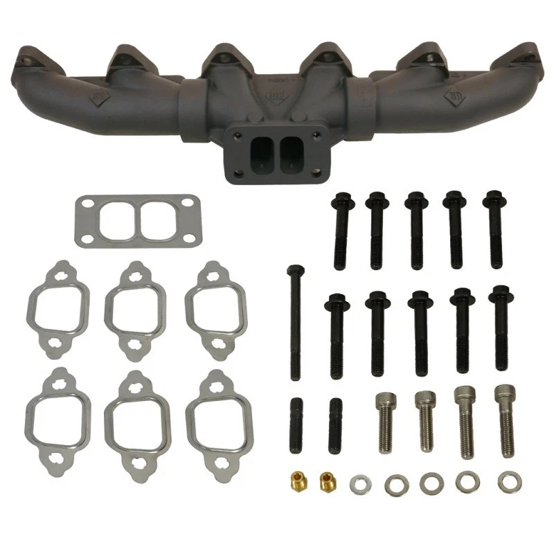 BD Diesel 88-98 Dodge 5.9L 12-Valve Cummins Pulse Exhaust Manifold Kit – Fits Foto 1 de 4