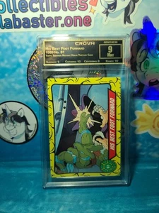 Tarjeta coleccionable TMNT #81 su mejor pie delantero 1989 Topps (corona 9 como nueva) - Imagen 1 de 2