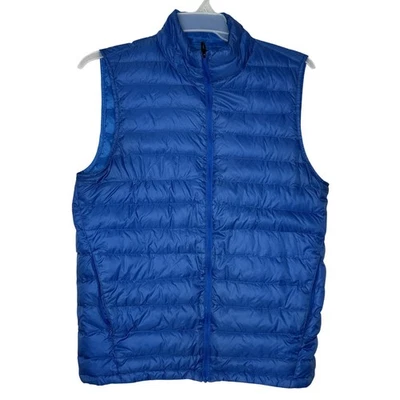 Chaleco de plumón ligero azul Oakley para hombre ajuste regular talla mediana Foto 1 de 4