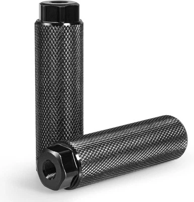 Clavijas BMX, 2 PIEZAS aleación de aluminio para accesorios de acrobacias negras  Foto 1 de 4