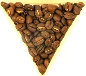 Granos de café Kenya Acacias grado AA tostados oscuros excelente sabor alta calidad - Imagen 1 de 5