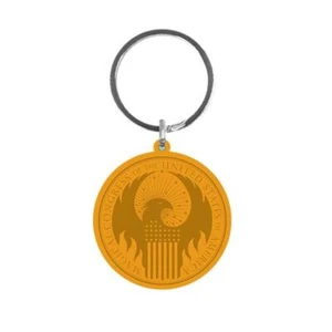 Fantastic Beasts Macusa Logo Rubber Keychain 6cm - Picture 1 of 2
