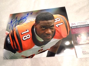 A.J. GREEN Signed (8x10) Bengals Photo -JSA Authenticated - Picture 1 of 2