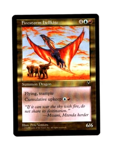 MTG Firestorm hellkite NM- Visions Magic the Gathering ~ Free Shipping ~ - Picture 1 of 2