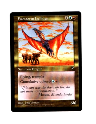 MTG Firestorm hellkite NM- Visions Magic the Gathering ~ Free Shipping ~ - Image 1 of 2