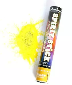 SPIRIT STICK CAÑÓN DE PÓLVORA AMARILLO dispara color humo en tubo de aire efecto escenario - Imagen 1 de 9