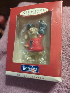 Hallmark Atlanta Falcons Adorno de Navidad Oficial NFL Somos #1 Mouse 1996 Nuevo - Imagen 1 de 4