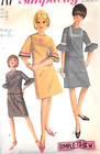 EASY 1960s VINTAGE SIMPLICITY A LINE SKIRT RUFFLE TOP PATTERN 6717 SIZE 12  CUT