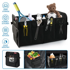 Car Trunk Organizer Collapsible Multi Compartment for Car Suv Sedan Truck - Picture 1 of 7