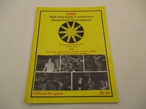 Vintage 1980 Mid American Conference Basketball Tournament Program Michigan - Picture 1 of 5