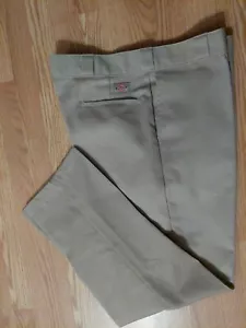 PANTALONES DE TRABAJO DICKIES 874 AJUSTE ORIGINAL BEIGE BRONCEADO PIERNA RECTA HOMBRE 39 X 32 (¿Alto?) - Imagen 1 de 7