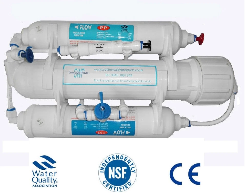 3 STAGE AQUARIUM REVERSE OSMOSIS SYSTEM UNIT MARINE DISCUS FISH