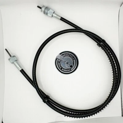 438-83560-01-00  Tachometer Cable Yamaha DT250 DT360 DT400 - Image 1 of 2