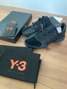 adidas Y-3 Yohji Yamamoto YUNU Sneakers Black US 6 Men JP 24cm