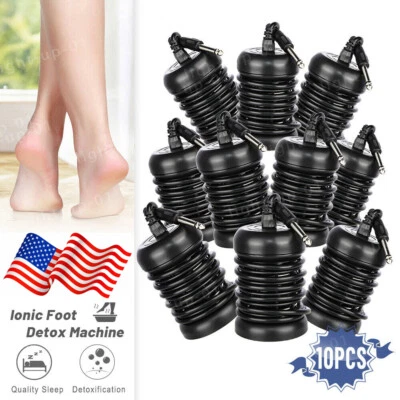 Baño de pies de 10 matrices de acero inoxidable desintoxicación iónica agua limpieza para máquina de spa Foto 1 de 4
