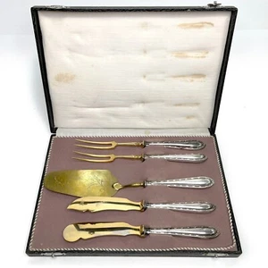 Posate 5 pezzi argento 830S Norvegia - Foto 1 di 15