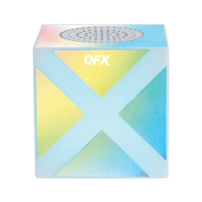 QFX BT-11 3" Portable Rechargeable Bluetooth Speaker +USB/SD/FM +LED Party Light - Image 1 of 3