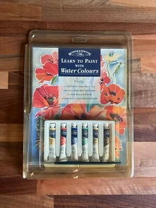 Winsor & Newton Cotman Aquarell Set Tuben Papier Pinsel Malen lernen Vintage - Bild 1 von 4