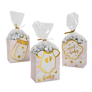 Fun Express Baby Shower Treat Container Kit Pink - 36 Pc - Picture 1 of 1