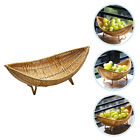 Woven Fruit Basket Rattan Storage for Food