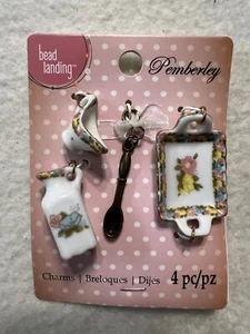 Bead Landing - Pemberley Charms Breloques Dijes 4pc Serving Set - Picture 1 of 2