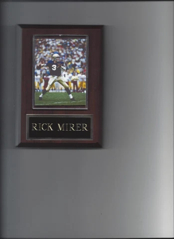 RICK MIRER PLAQUE NOTRE DAME FOOTBALL NCAA FIGHTING IRISH Cover