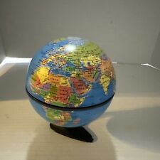 Replogle World Mini Globe 2001 Mini 4" Diameter ￼5.5” Tall Dual Direction Spin