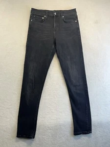 Calvin Klein Jeans Men 30x32 Black Slim Straight Stretch Denim Pants CKJ021 - Picture 1 of 11