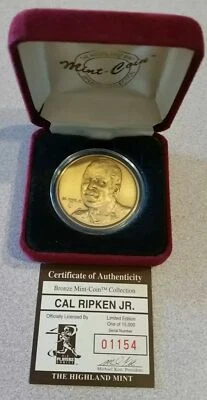 Moneda de Bronce Cal Ripken Jr. Highland Como Nueva Baltimore Orioles Medallón Béisbol  Foto 1 de 3