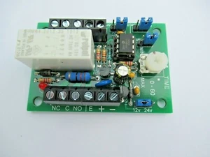Timer / pulsing relay board , double pole, adjustable 0-60 secs or 0-60 mins - Picture 1 of 3