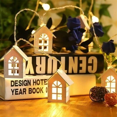 LED String Lights Christmas House Lamp Fairy Battery Operated Party Modern Decor - Image 1 of 4