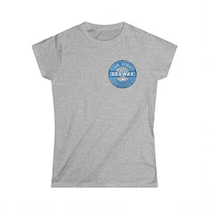 Mr. Zogs Sex Wax Light Blue Logo Premium T-Shirt Outlaw Surf Womens - Picture 1 of 25
