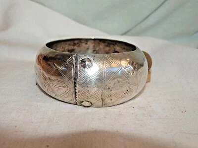 BRACELET ANCIEN ARGENT BERBERE BIJOU African ART AFRICAIN - Photo 1/4