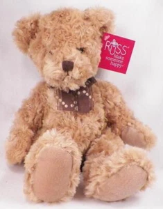 Russ Berrie Teddy Bear Addison w Tag Stuffed Plush Toy Soft Cuddly #34145 - Picture 1 of 8