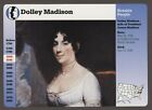 Dolley Madison  Grolier Story of America History Card Notable People