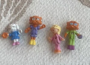 Lote de 4 figuras Polly Pocket Vintage Bluebird Toys 1994 Kitty Cat House - Imagen 1 de 3