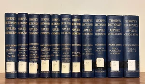 Thorpe's Dictionary of Applied Chemistry - Fourth Edition - 11 Volume Set - Picture 1 of 5