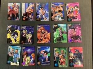 Street Fighter Trading Cards Carddass Japanese #C 1995 Chun Li Cammy Fei-Long Za - Picture 1 of 2