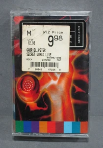 PETER GABRIEL "Secret World Live" FACTORY SEALED NEW 2 CASSETTE TAPE - Picture 1 of 3