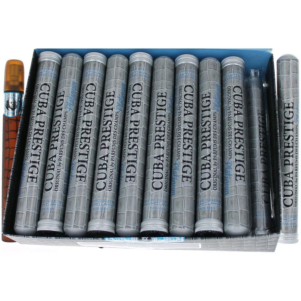 Cuba Prestige Platinum de Cuba, eau de toilette spray para hombre de 1,17 oz. Pack de 2 Foto 1 de 1