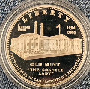 2006 U.S. Mint San Francisco Old Mint Commemorative PROOF Silver Dollar OGP COA  - Picture 1 of 4