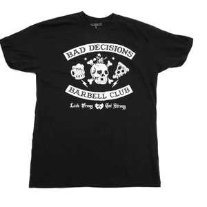 T-shirt grafica Rogue 'Bad Decisions Barbell Club' taglia L - Foto 1 di 7