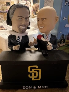 Don and Mud Bobblehead Mark Grant Don Orsillo 2023 San Diego Padres Talking - Picture 1 of 1