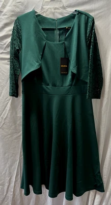 MIUSOL Size XL Dark Green Formal Dress NEW WITH TAGS - Image 1 of 4