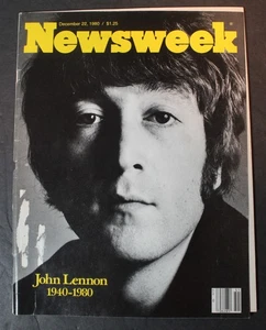 JOHN LENNON 1940-1980 News stand Dec 22, 1980 NEWSWEEK Magazine BEATLES - Picture 1 of 6