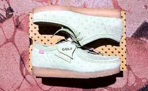 Clarks Original Golf Wang Wallabee Light Green Size 9.5 Brand New - Picture 1 of 5