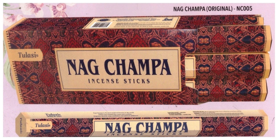 Tulasi Nag champa 16" Inch Long Garden incense sticks [6 Pack of 10 sticks] - Image 1 of 1