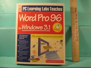 PC Learning Labs Teaches Word Pro 96 for Win 3.1 Computer Book & Diskette TPB - Picture 1 of 4