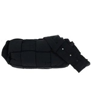 Bolso Bandolera BOTTEGA VENETA Acolchado Tech Cassette Nylon Negro 660RK307 - Imagen 1 de 18